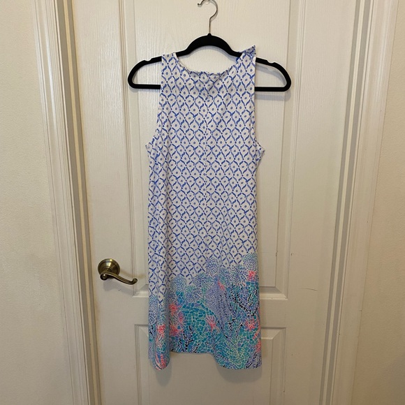 Lilly Pulitzer EUC A-Line Engineered Dress S 💙 - Picture 2 of 10